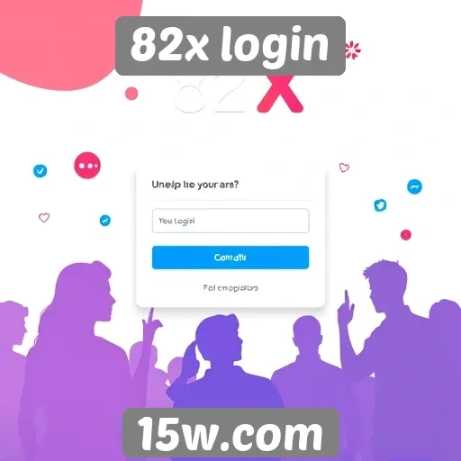Integração com redes sociais no 82x login